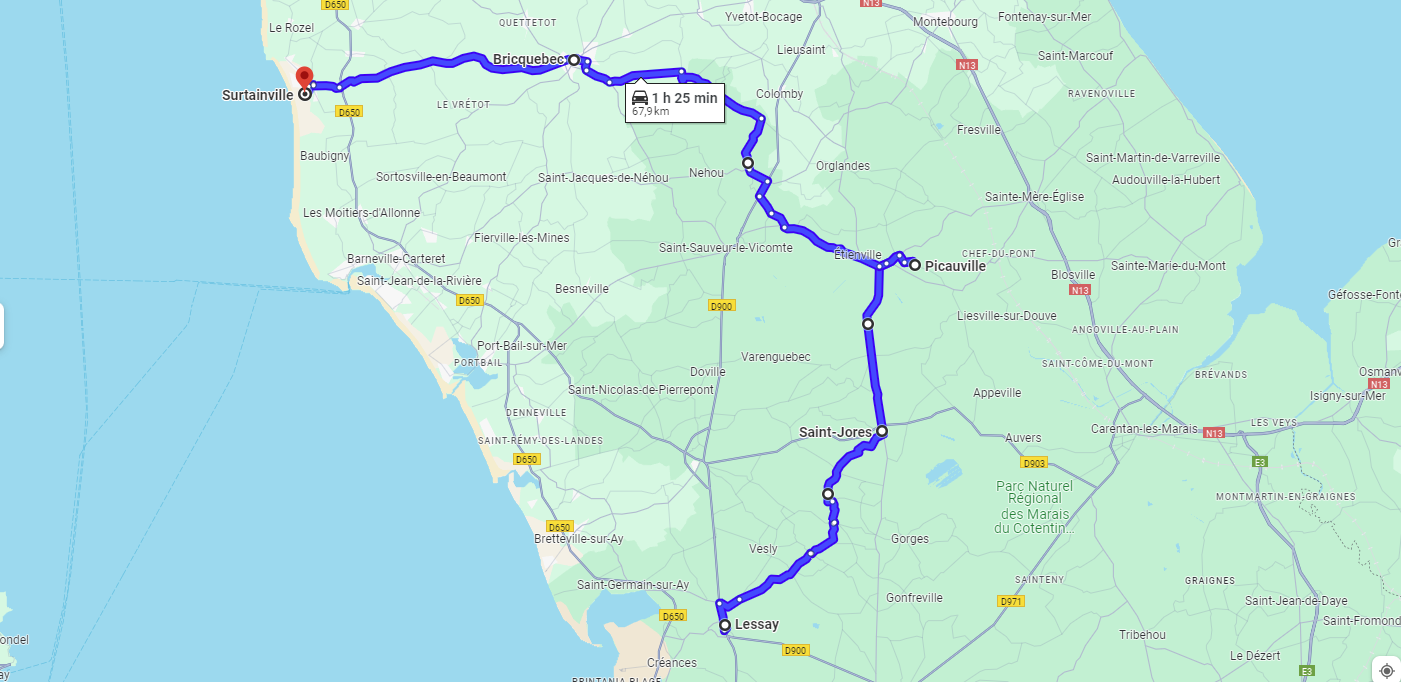 secteur d'intervention La Haye-du-Puits